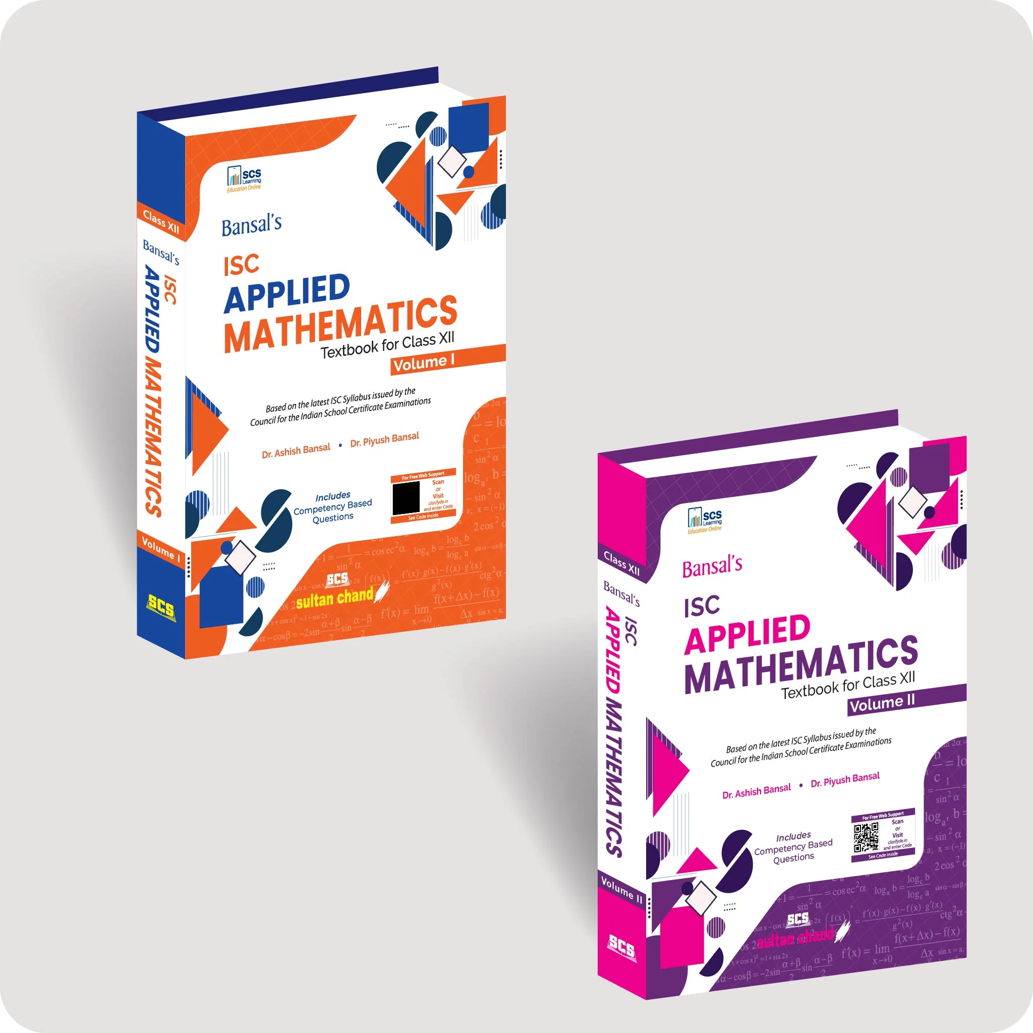 Bansal's Applied Mathematics Textbook for ISC Class 12 - Vol. I & II (2026-27 Session)