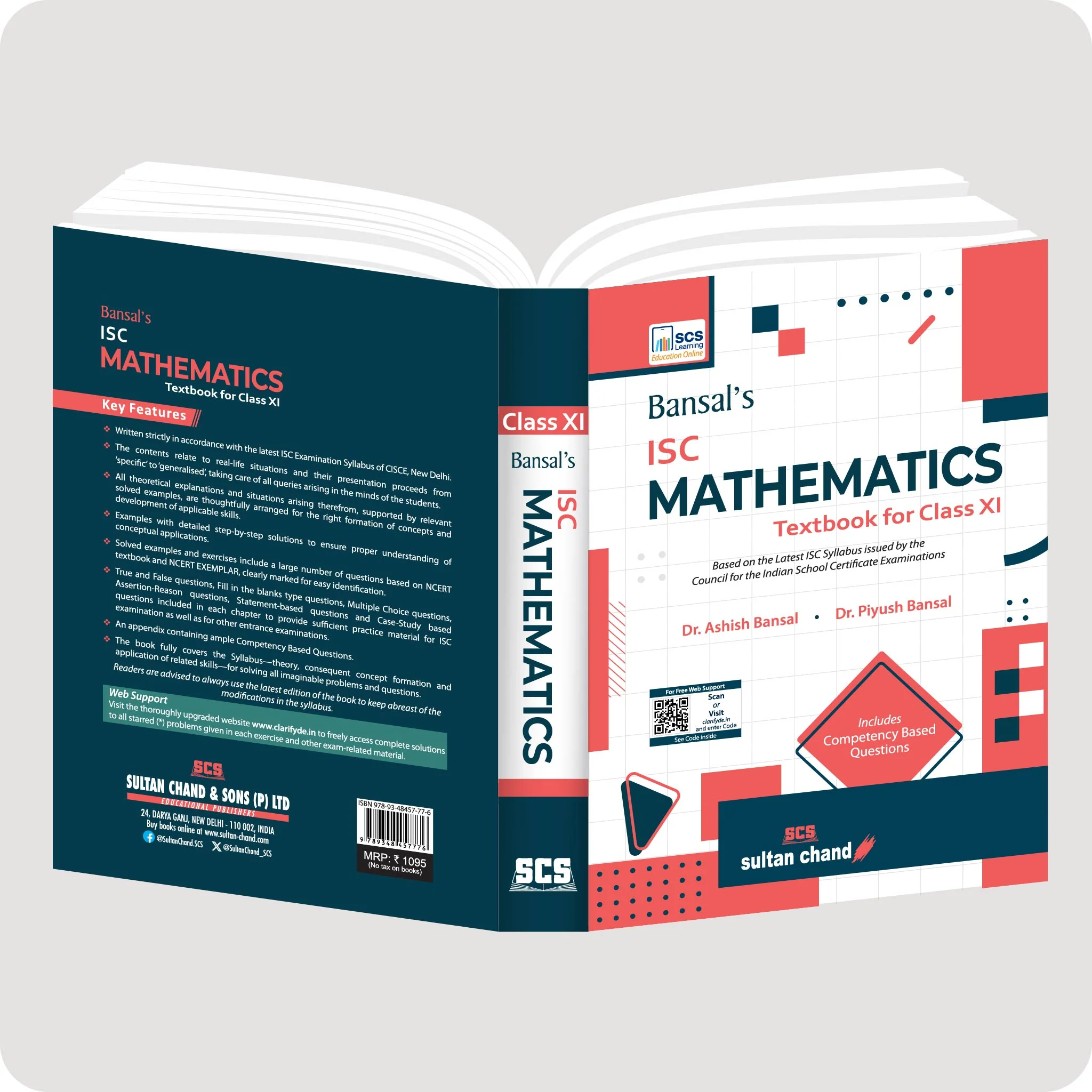 Bansal's ISC Mathematics Textbook for Class 11 (2026-27 Session) - Image 3