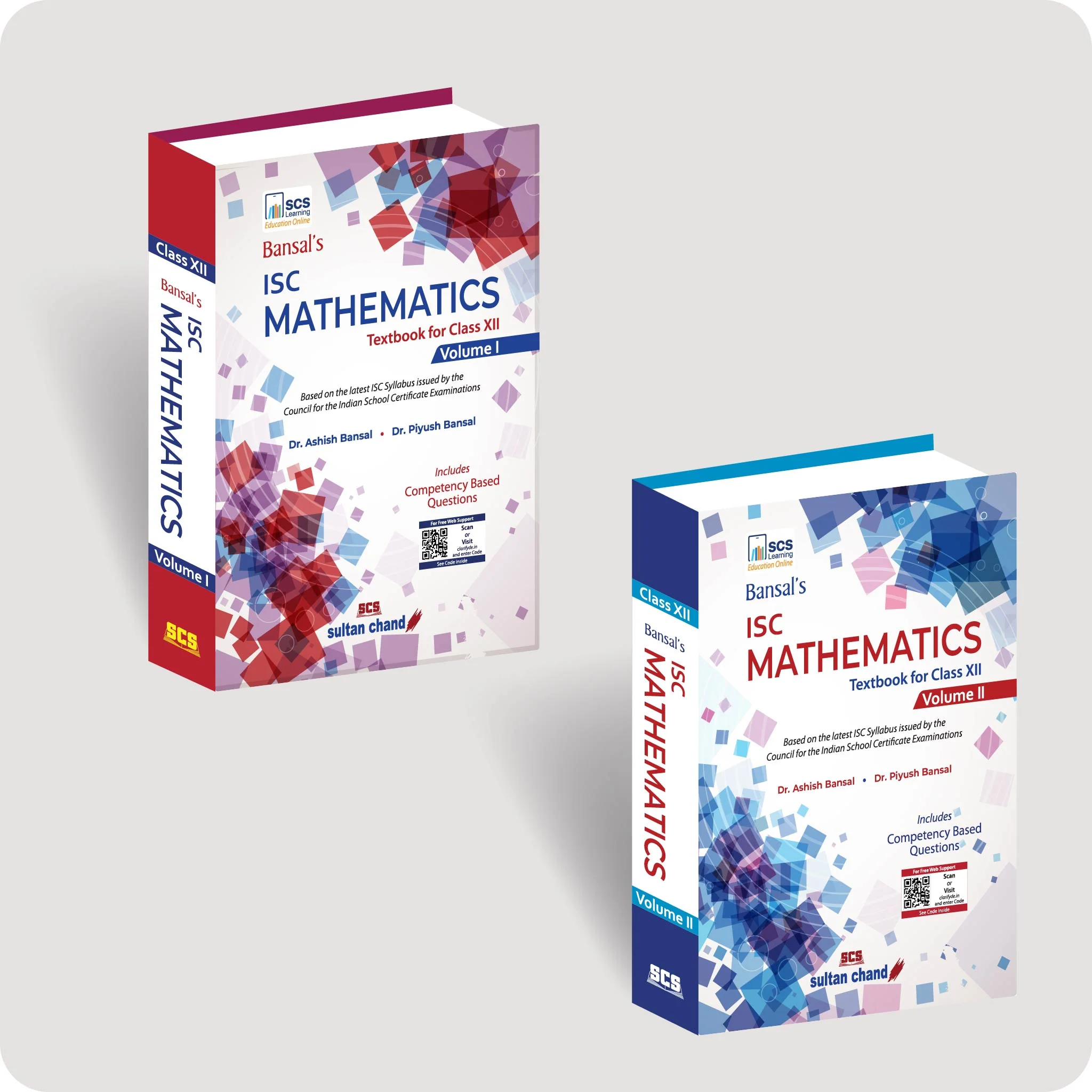 Bansal's ISC Mathematics Textbook for Class 12 - Vol. I & II (2026-27 Session)