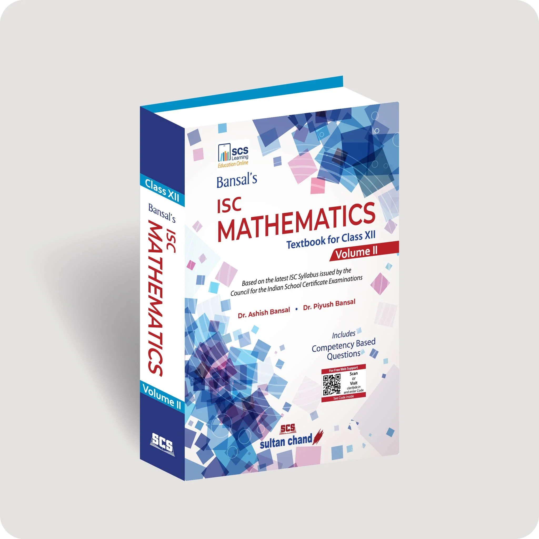 Bansal's ISC Mathematics Textbook for Class 12 - Vol. 2 (2026-27 Session)