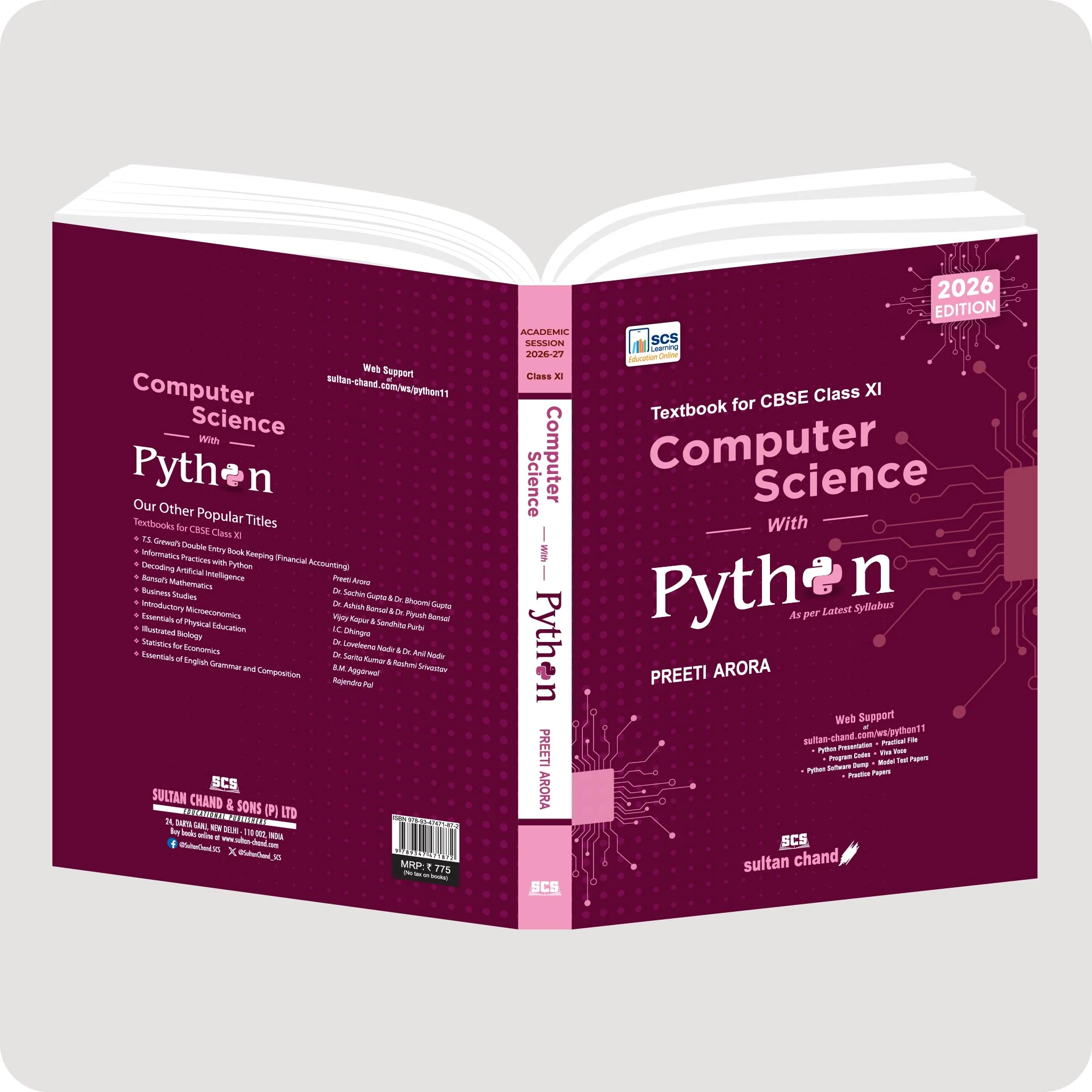 Computer Science with Python Textbook For CBSE Class 11 (2026–27 Session) - Image 3