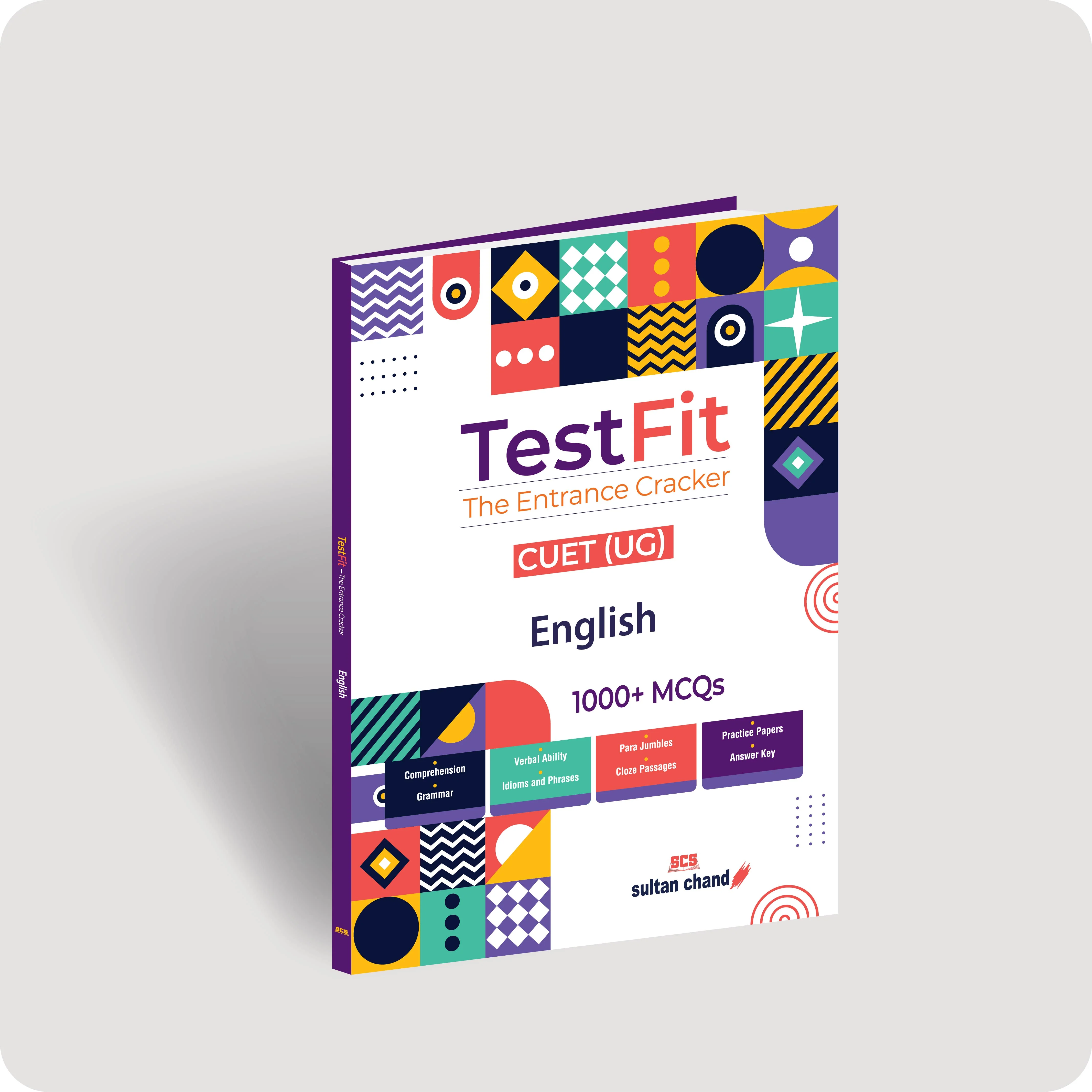 TestFit CUET UG English Book 2026 – The Entrance Cracker (Section IA)