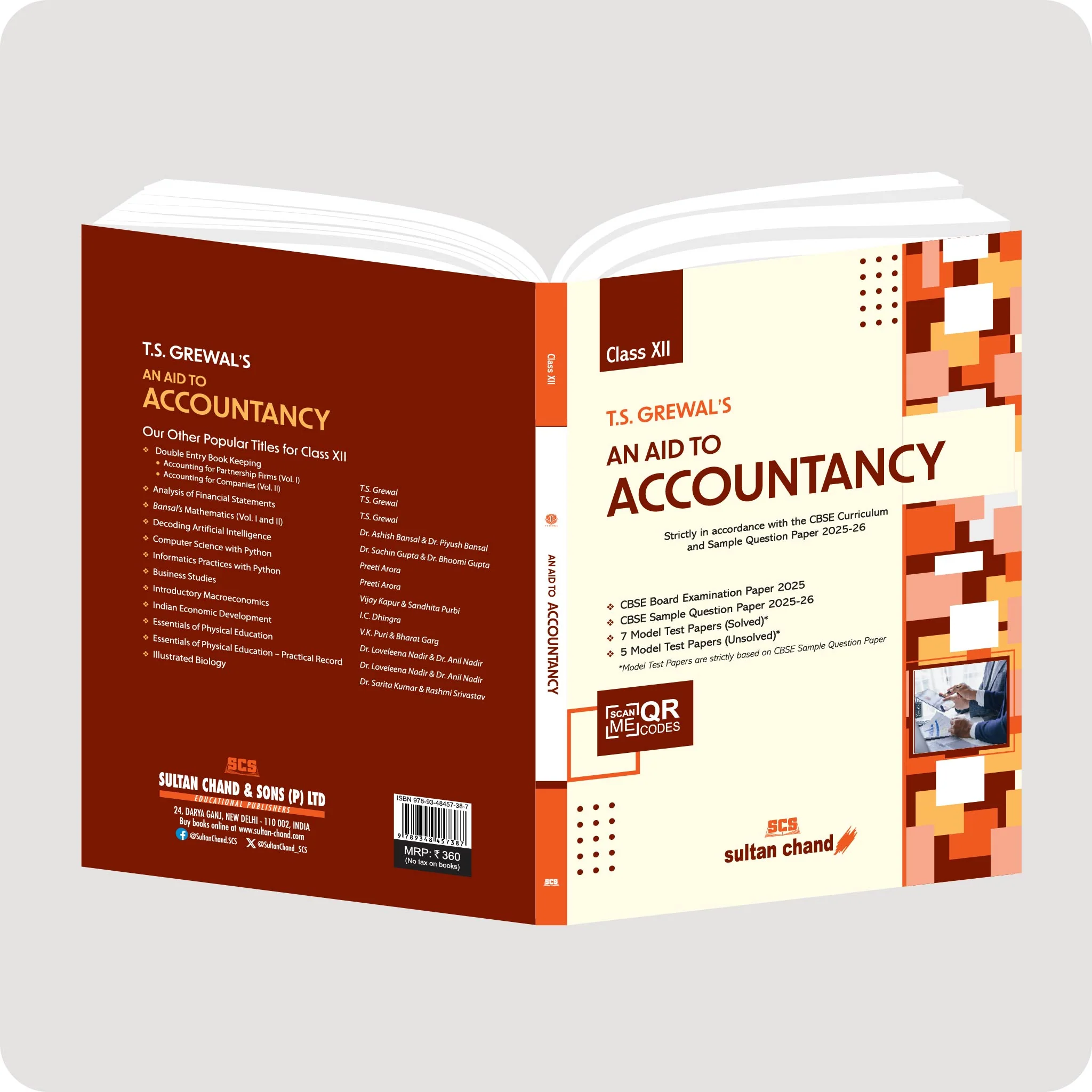 T.S. Grewal's An Aid to Accountancy - CBSE Class 12 Board Exam Practice Book (2026–27) - Image 3