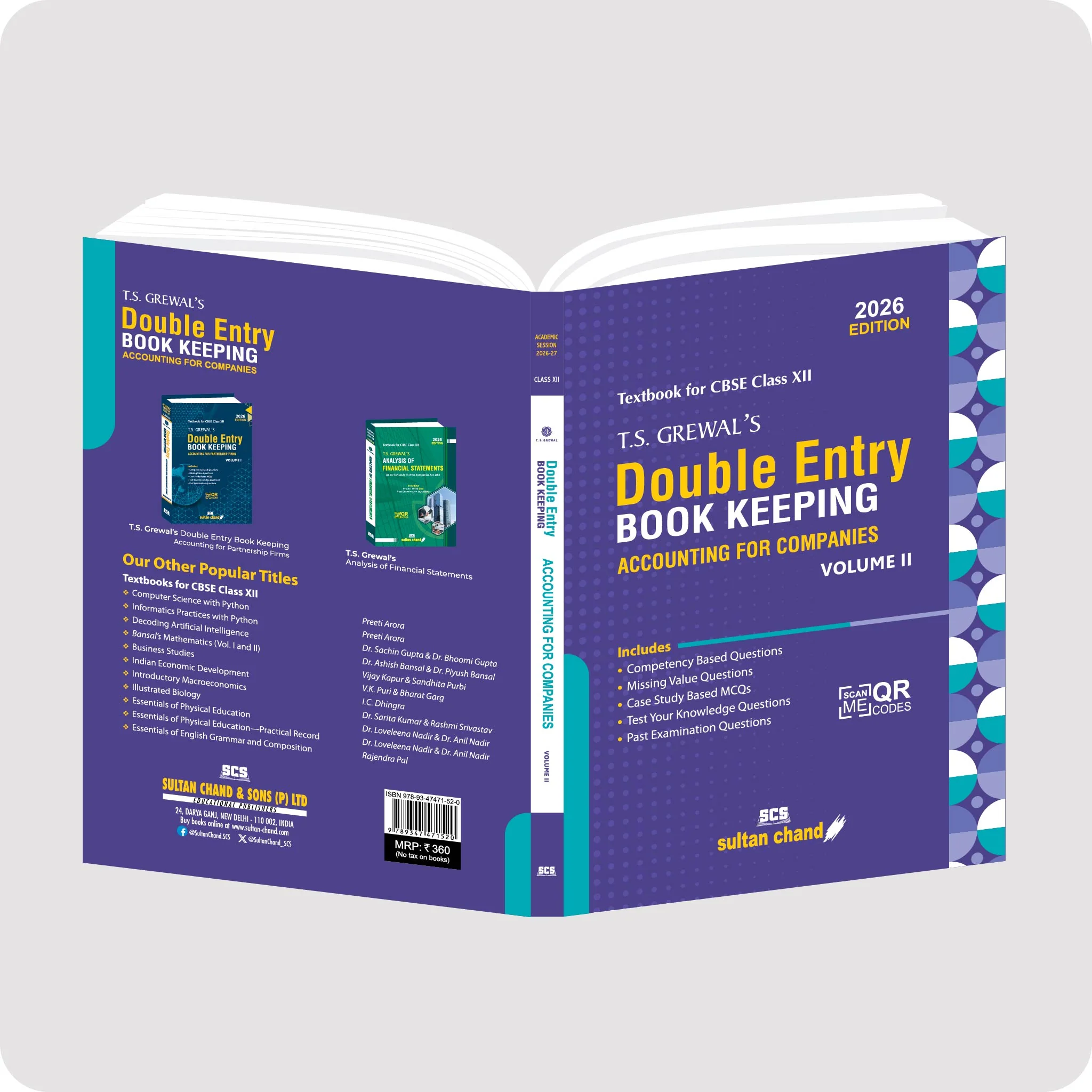 T.S. Grewal's Double Entry Book Keeping - Accounting For Companies (Vol. 2): Textbook for CBSE Class 12 (2026-27 Session) - Image 3