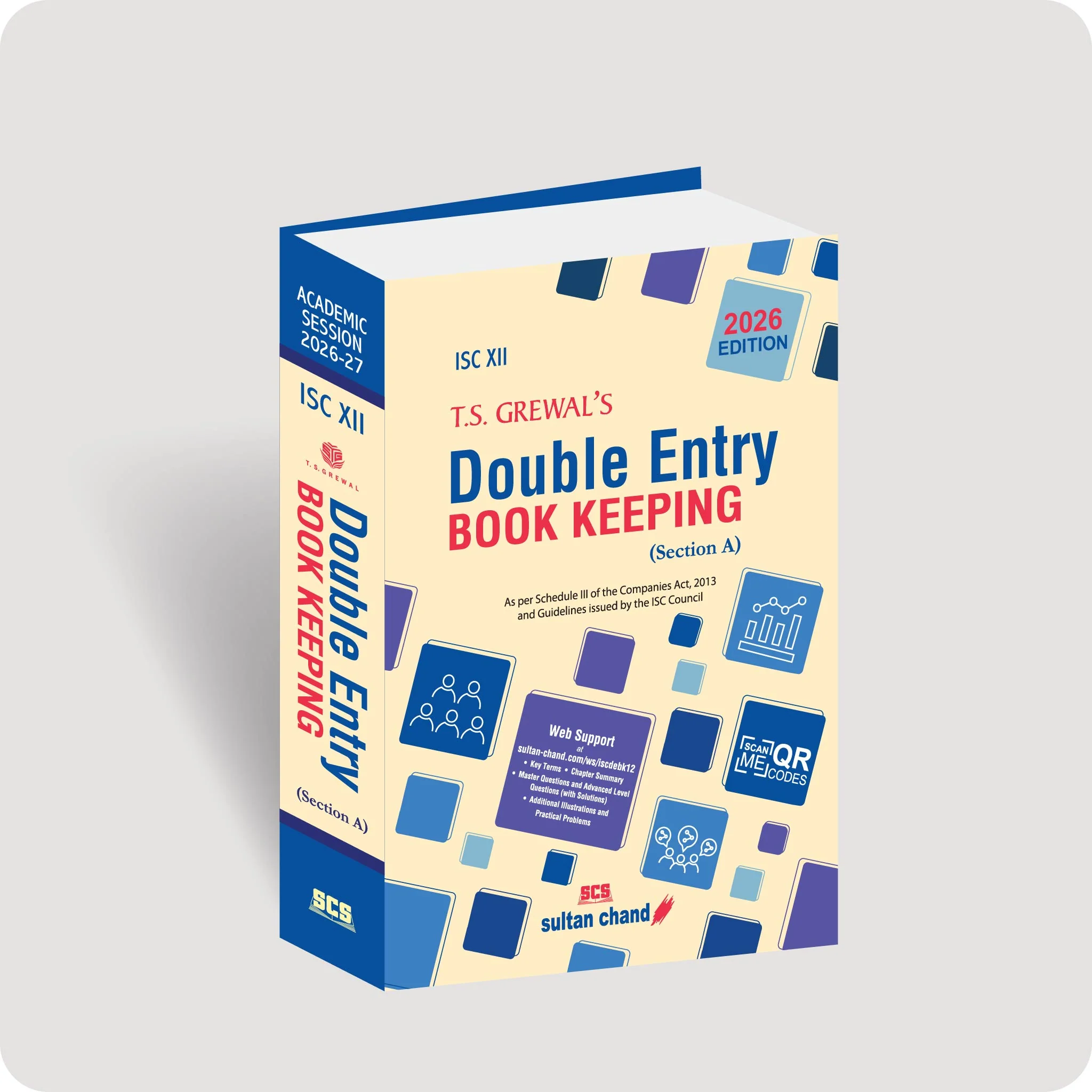T.S. Grewal's Double Entry Book Keeping (Section A) - Textbook for ISC Class 12 (2026-27 Session)