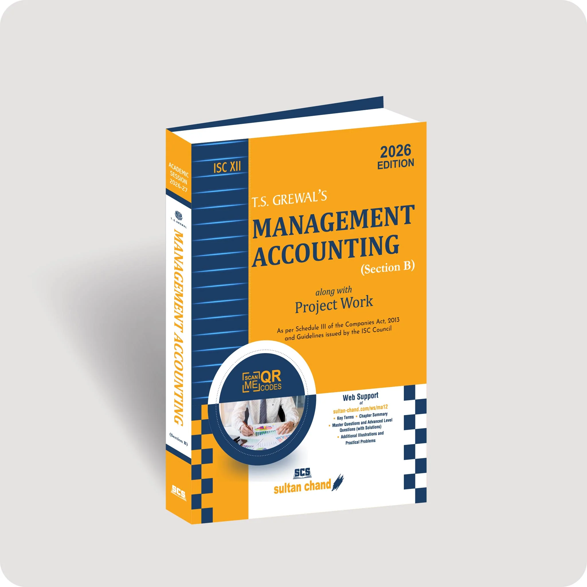 T.S. Grewal's Management Accounting (Section B) - Textbook for ISC Class 12 (2026-27 Session)