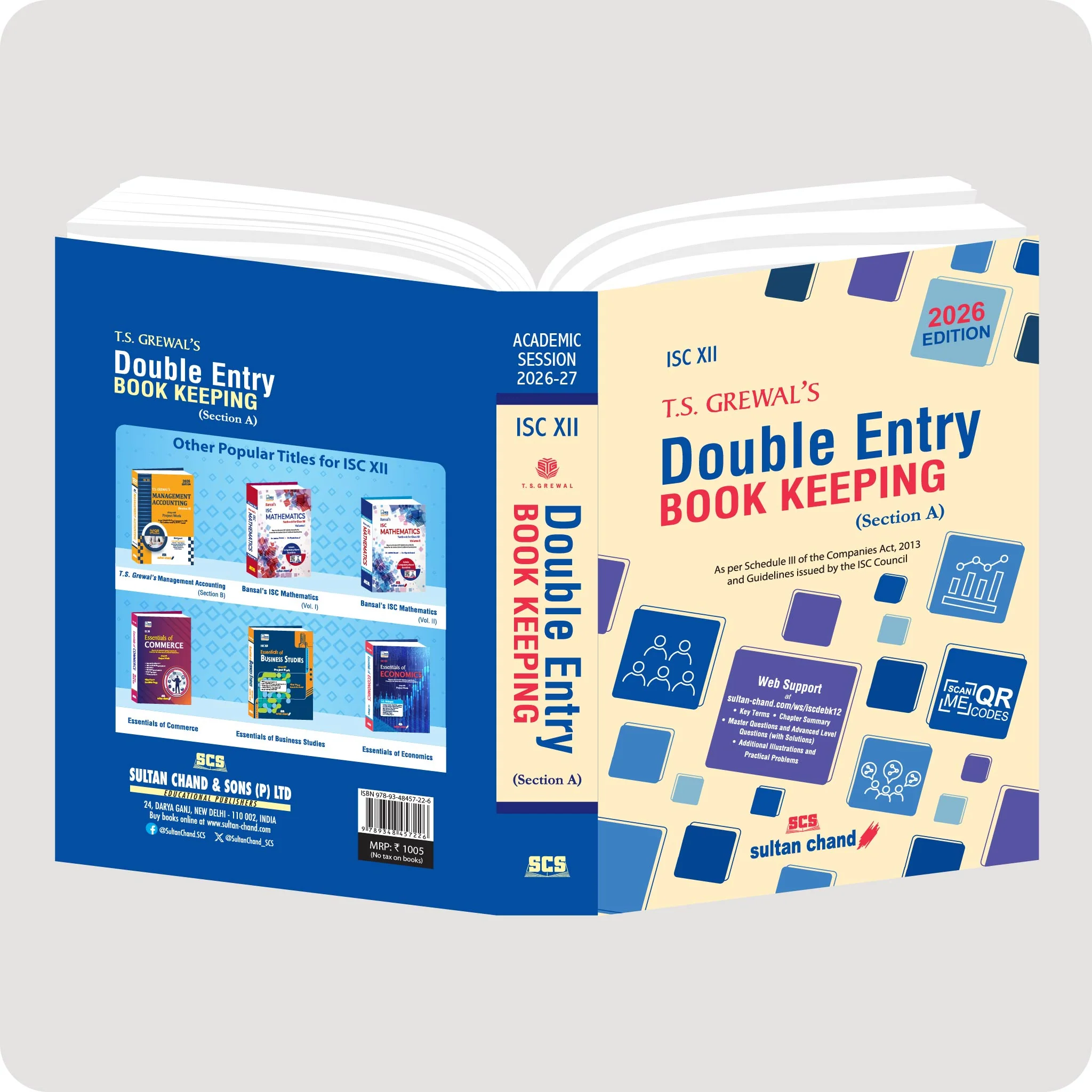 T.S. Grewal's Double Entry Book Keeping (Section A) - Textbook for ISC Class 12 (2026-27 Session) - Image 3