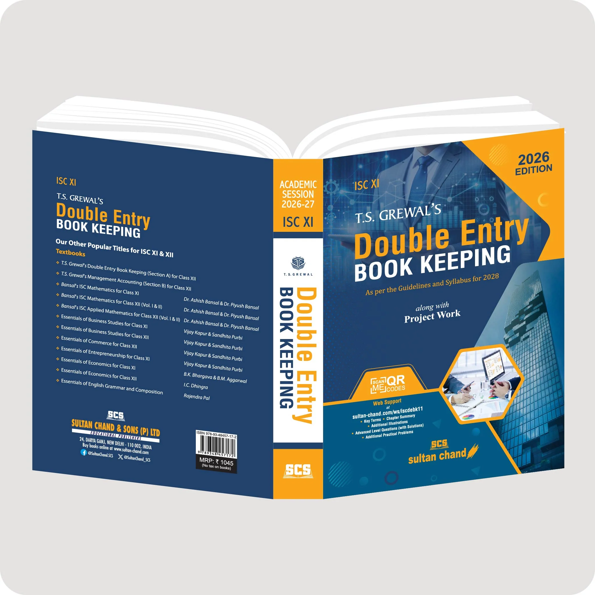T.S. Grewal's ISC Double Entry Book Keeping: Textbook for Class 11 (2026-27 Session) - Image 3