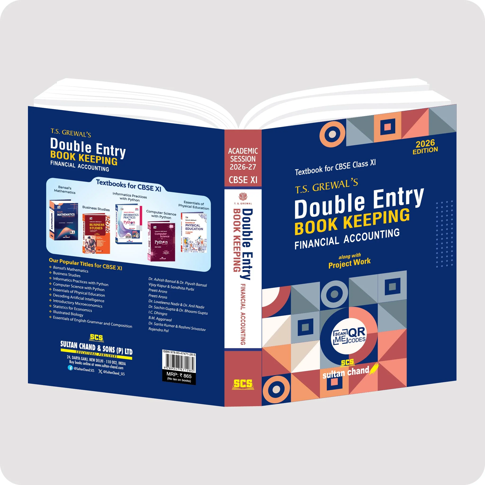 T.S. Grewal's Double Entry Book Keeping - Financial Accounting: Textbook for CBSE Class 11 (2026 - 27 Session) - Image 3